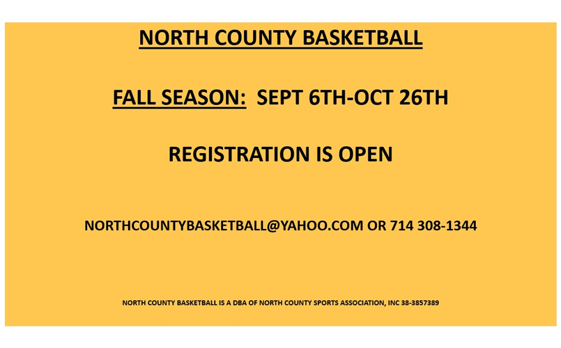 FALL 2025 BASKETBALL LEAGUE