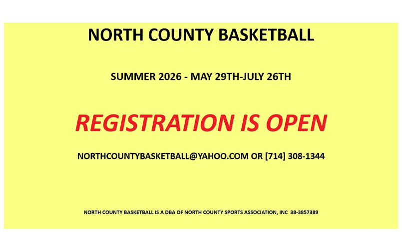 SUMMER 2026 BASKETBALL LEAGUE